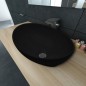 Lavello in Ceramica di Lusso Nero Ovale 40 x 33 cm Lavello in Ceramica di Lusso Nero Ovale 40 x 33 cm