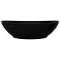 Lavello in Ceramica di Lusso Nero Ovale 40 x 33 cm Lavello in Ceramica di Lusso Nero Ovale 40 x 33 cm