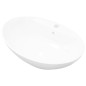 Lavabo Ceramica Lusso Ovale Foro di Scarico e Foro Rubinetto Lavabo Ceramica Lusso Ovale Foro di Scarico e Foro Rubinetto