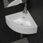 Lavandino con Troppopieno 45x32x12,5 cm Bianco Lavandino con Troppopieno 45x32x12,5 cm Bianco