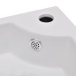 Lavandino con Troppopieno 45x32x12,5 cm Bianco Lavandino con Troppopieno 45x32x12,5 cm Bianco