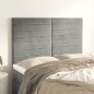 Testiere 4 pz Grigio Chiaro 72x5x78/88 cm in Velluto Testiere 4 pz Grigio Chiaro 72x5x78/88 cm in Velluto