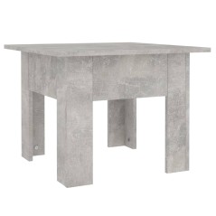 vidaXL Tavolino da Caffè Grigio Cemento 55x55x42 cm in Truciolato