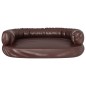 Letto per Cani Ergonomica Gommapiuma Marrone 75x53cm Similpelle Letto per Cani Ergonomica Gommapiuma Marrone 75x53cm Similpelle