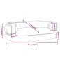 Letto per Cani Ergonomica Gommapiuma Marrone 75x53cm Similpelle Letto per Cani Ergonomica Gommapiuma Marrone 75x53cm Similpelle
