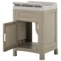 Mobiletto per Lavanderia 60x51x89 cm Sabbia Mobiletto per Lavanderia 60x51x89 cm Sabbia
