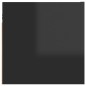 Armadietti a Parete per TV 2 pz Nero Lucido 30,5x30x30 cm Armadietti a Parete per TV 2 pz Nero Lucido 30,5x30x30 cm