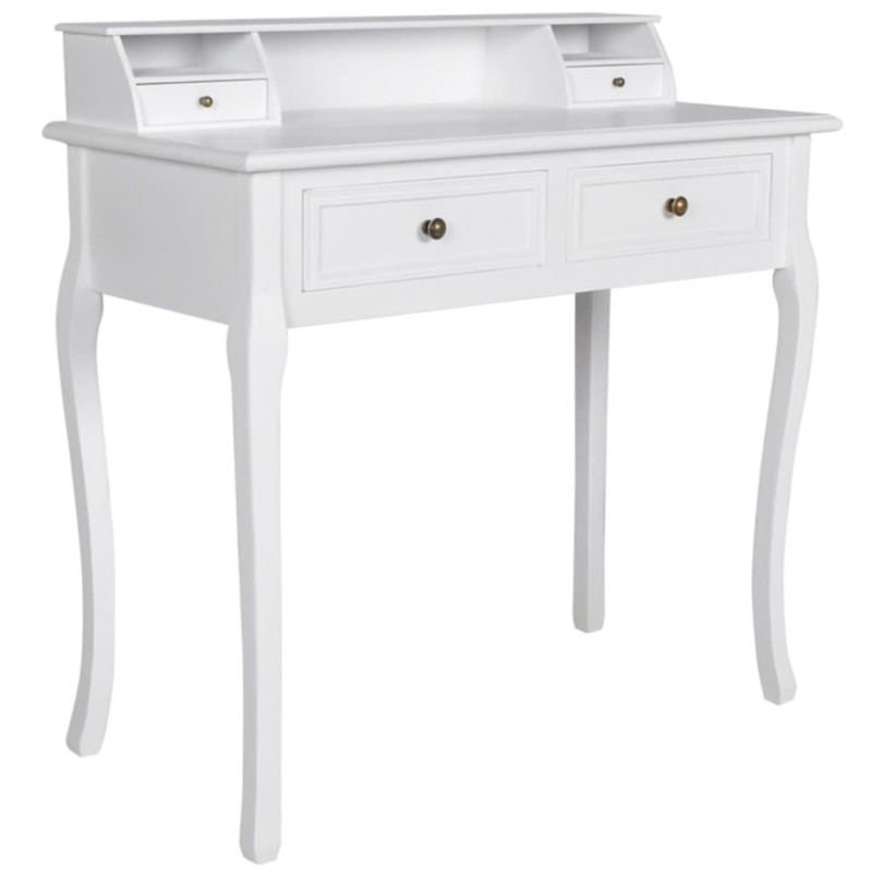 Tavolino da Trucco Moderno Mobiletto Make Up Bianco Tavolino da Trucco Moderno Mobiletto Make Up Bianco