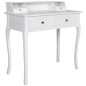Tavolino da Trucco Moderno Mobiletto Make Up Bianco Tavolino da Trucco Moderno Mobiletto Make Up Bianco