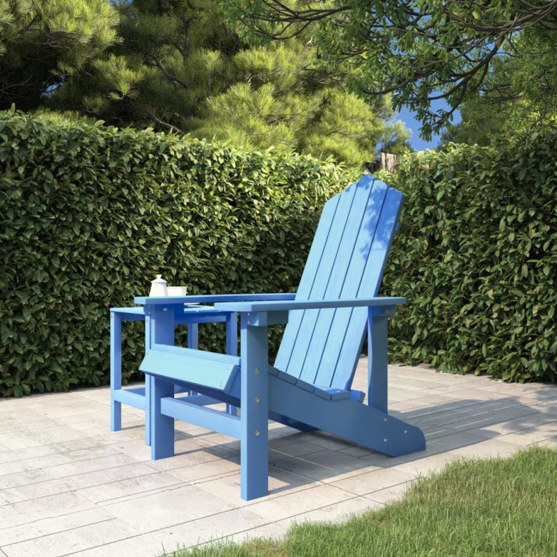 vidaXL Sedia da Giardino Adirondack Blu Acqua in HDPE vidaXL Sedia da Giardino Adirondack Blu Acqua in HDPE