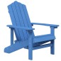 vidaXL Sedia da Giardino Adirondack Blu Acqua in HDPE vidaXL Sedia da Giardino Adirondack Blu Acqua in HDPE