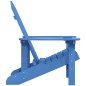 vidaXL Sedia da Giardino Adirondack Blu Acqua in HDPE vidaXL Sedia da Giardino Adirondack Blu Acqua in HDPE