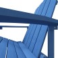 vidaXL Sedia da Giardino Adirondack Blu Acqua in HDPE vidaXL Sedia da Giardino Adirondack Blu Acqua in HDPE