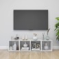 Mobile Porta TV 4 pz Bianco Lucido 37x35x37 cm in Truciolato Mobile Porta TV 4 pz Bianco Lucido 37x35x37 cm in Truciolato
