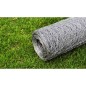 Recinzione in Rete per Pollaio Acciaio Zincato 25x0,5 m Argento Recinzione in Rete per Pollaio Acciaio Zincato 25x0,5 m Argento