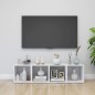 Mobili Porta TV 4 pz Bianco 37x35x37 cm in Legno Multistrato Mobili Porta TV 4 pz Bianco 37x35x37 cm in Legno Multistrato