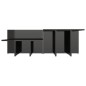 Tavolini da Salotto 2 pz Neri 111,5x50x33 cm Legno Multistrato Tavolini da Salotto 2 pz Neri 111,5x50x33 cm Legno Multistrato