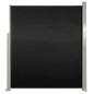 vidaXL Tendalino Laterale per Patio Terrazzo 160 x 300 cm Nero 