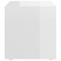 Mobile Porta TV Bianco Lucido 37x35x37 cm in Truciolato Mobile Porta TV Bianco Lucido 37x35x37 cm in Truciolato