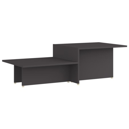 Tavolino da Salotto Grigio 111,5x50x33 cm in Legno Multistrato