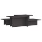 Tavolini da Salotto 2 pz Grigi 111,5x50x33 cm Legno Multistrato Tavolini da Salotto 2 pz Grigi 111,5x50x33 cm Legno Multistrato