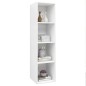 Armadietto da Parete per TV Bianco 37x37x142,5 cm in Truciolato Armadietto da Parete per TV Bianco 37x37x142,5 cm in Truciolato