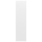 Armadietto da Parete per TV Bianco 37x37x142,5 cm in Truciolato Armadietto da Parete per TV Bianco 37x37x142,5 cm in Truciolato