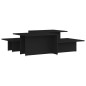 Tavolini da Salotto 2 pz Neri 111,5x50x33 cm Legno Multistrato Tavolini da Salotto 2 pz Neri 111,5x50x33 cm Legno Multistrato