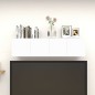 Armadietti a Parete per TV 4 pz Bianco e Rovere 30,5x30x30 cm Armadietti a Parete per TV 4 pz Bianco e Rovere 30,5x30x30 cm