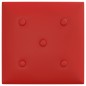 vidaXL Pannelli Murali 12 pz Rosso Vino 30x30 cm Similpelle 1,08 m² vidaXL Pannelli Murali 12 pz Rosso Vino 30x30 cm Similpelle 1,08 m²