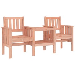 vidaXL Panca da Giardino con Tavolino 2 Posti Legno Massello Douglas
