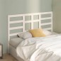 Testiera per Letto Bianca 141x4x104cm in Legno Massello di Pino Testiera per Letto Bianca 141x4x104cm in Legno Massello di Pino