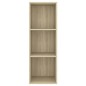 Armadietto a Parete per TV Rovere Sonoma 37x37x107cm Truciolato Armadietto a Parete per TV Rovere Sonoma 37x37x107cm Truciolato