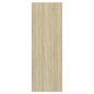 Armadietto a Parete per TV Rovere Sonoma 37x37x107cm Truciolato Armadietto a Parete per TV Rovere Sonoma 37x37x107cm Truciolato