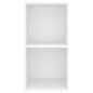 Armadietto TV da Parete Bianco 37x37x72 cm in Legno Multistrato Armadietto TV da Parete Bianco 37x37x72 cm in Legno Multistrato