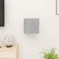 Armadietto a Parete per TV Grigio Cemento 30,5x30x30 cm