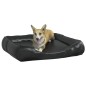 Cuccia per Cani Nera 80x68x23 cm in Similpelle Cuccia per Cani Nera 80x68x23 cm in Similpelle