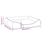 Cuccia per Cani Nera 80x68x23 cm in Similpelle Cuccia per Cani Nera 80x68x23 cm in Similpelle