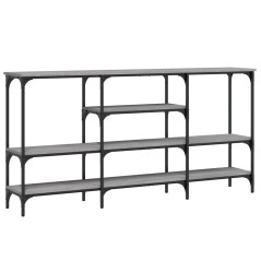 vidaXL Tavolo Consolle Grigio Sonoma 160x29x80 cm in Legno Multistrato
