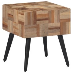 vidaXL Tavolino 40x40x45 cm Teak Massello di Recupero