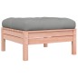 vidaXL Poggiapiedi da Giardino con Cuscino Legno Massello di Douglas vidaXL Poggiapiedi da Giardino con Cuscino Legno Massello di Douglas