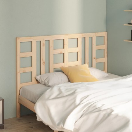 Testiera per Letto 156x4x100 cm in Legno Massello di Pino