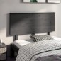 Testiera per Letto Grigia 124x6x82,5 cm Legno Massello di Pino Testiera per Letto Grigia 124x6x82,5 cm Legno Massello di Pino