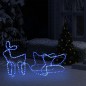Renne e Slitta Decorazione Natalizia per Esterni 252 LED Renne e Slitta Decorazione Natalizia per Esterni 252 LED