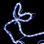 vidaXL Renne e Slitta Decorazione Natalizia per Esterni 576 LED