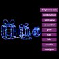 Decorazione Natale Scatole Regalo con 180 LED Interni Esterni Decorazione Natale Scatole Regalo con 180 LED Interni Esterni