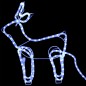 Renne e Slitta Decorazione Natalizia per Esterni 252 LED Renne e Slitta Decorazione Natalizia per Esterni 252 LED
