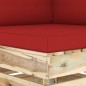 Divano da Giardino 2 Posti con Cuscini Legno Impregnato Verde Divano da Giardino 2 Posti con Cuscini Legno Impregnato Verde