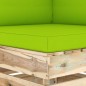 Divano da Giardino 2 Posti con Cuscini Legno Impregnato Verde Divano da Giardino 2 Posti con Cuscini Legno Impregnato Verde