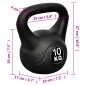kettlebell 10 kg 21 x 21 x 30 cm kettlebell 10 kg 21 x 21 x 30 cm
